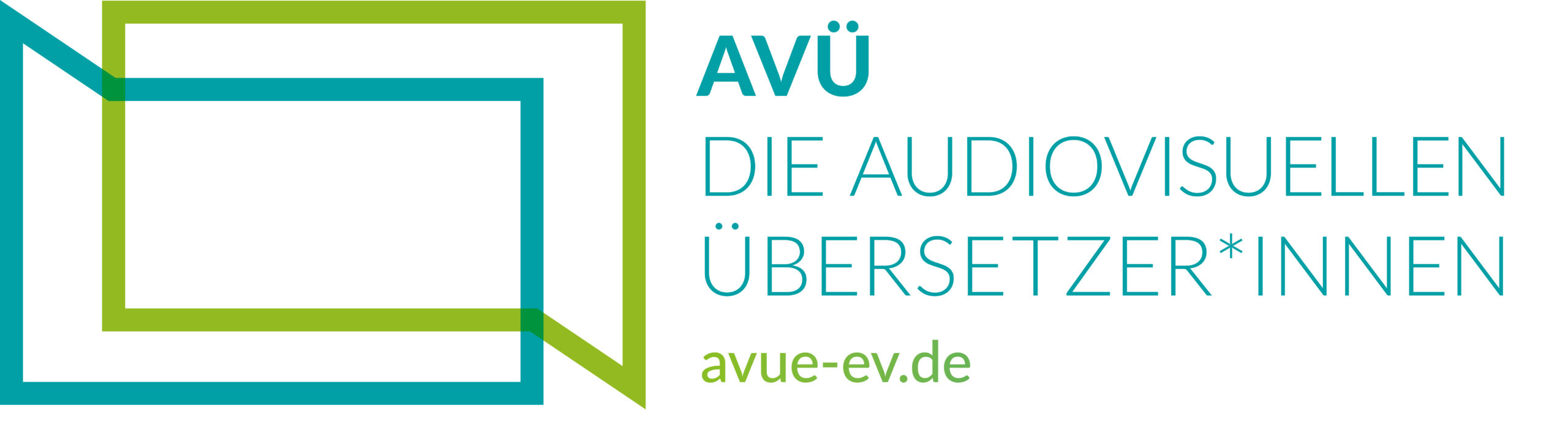 Logo von AudioVisuelle Übersetzer*innen – AVÜ e.V.